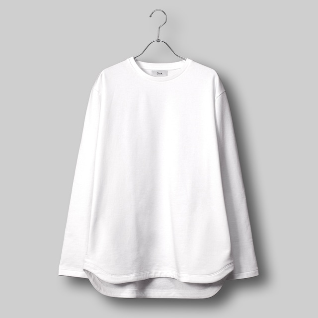 コンフォートドレスT ロングスリーブ リラックス / Comfort Dress T LS Relax #WHITE