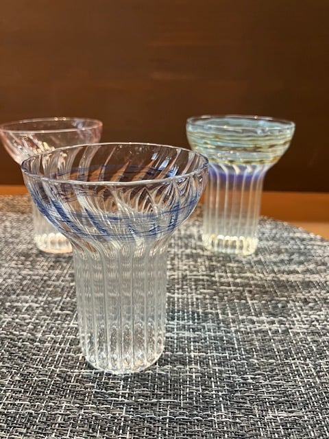 凹凸オリジナルグラス5点セット 限定1セット 特別商品が特別価格 耐熱ガラス製