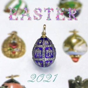 コピー：Fabergé Easter egg Pendant　ファベルジェ　イースターエッグペンダント