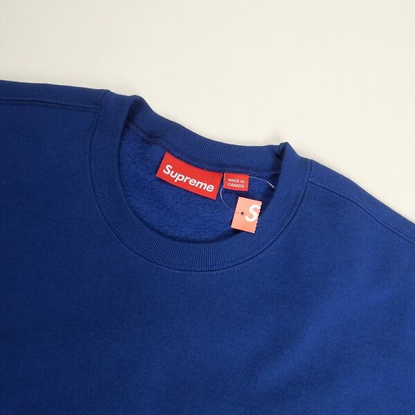Supreme Small Box Crewneck 25FW Navy L Supreme Box Logo crew-neck