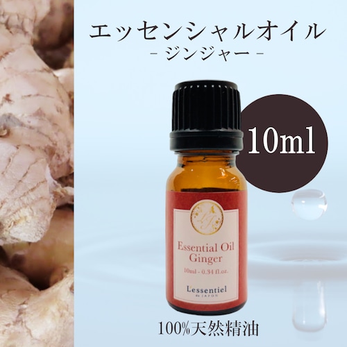 【ジンジャー】精油 10ml スパイシー 温まる 落ち着き リラックス アロマ 自然 天然 エッセンシャルオイル シンプル 単体 根