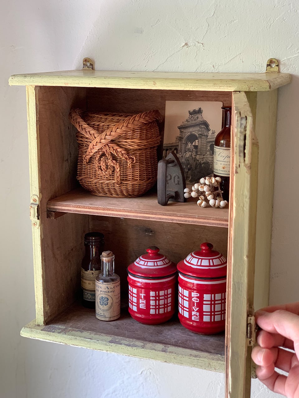 壁掛け　飾り棚　ウォールシェルフ　ブロカント　フランス　アンティーク 169488073_o1.jpg?