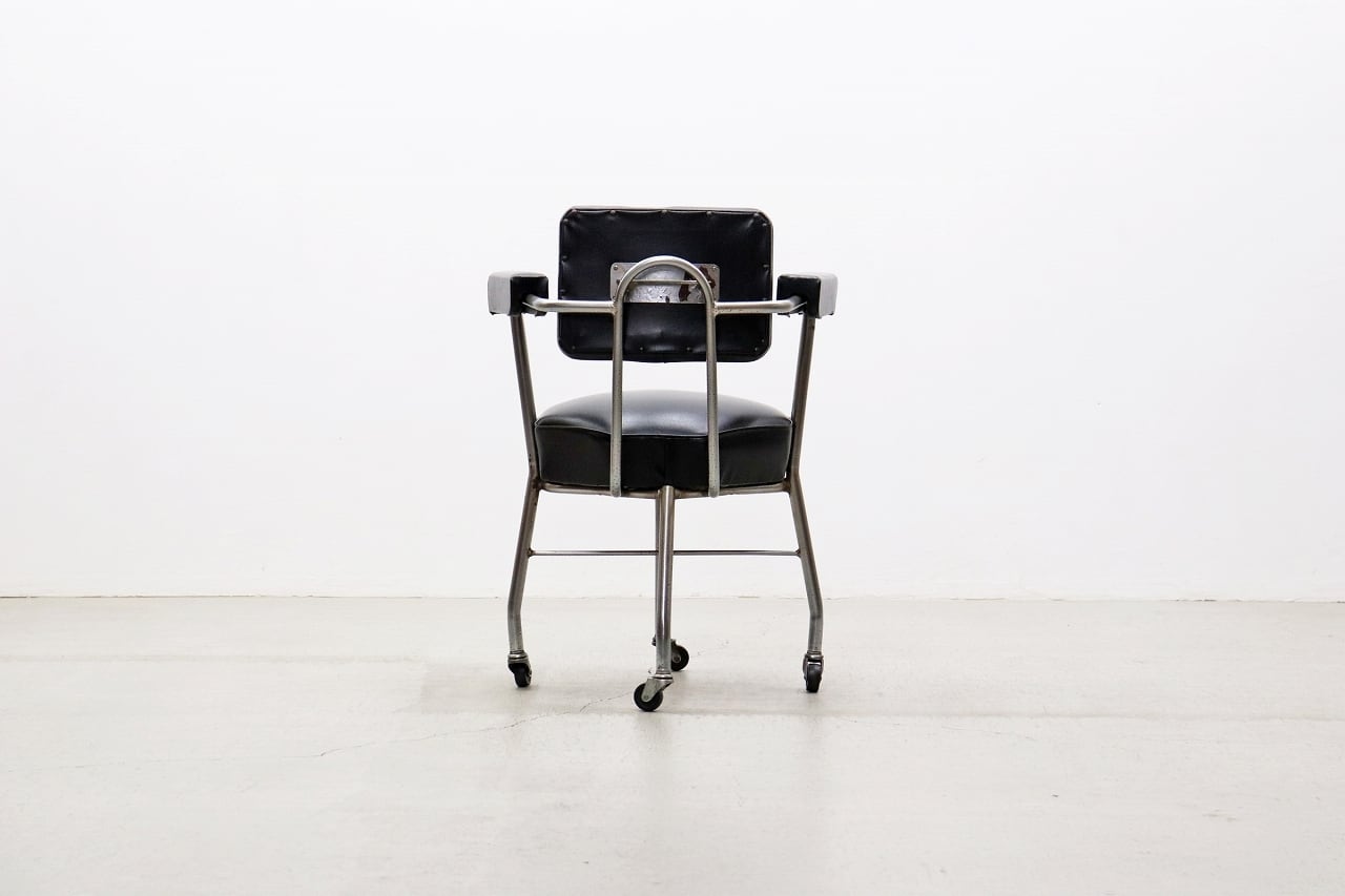 沼津店】レトロ ヴィンテージ キャスターチェア アーム オフィス 事務