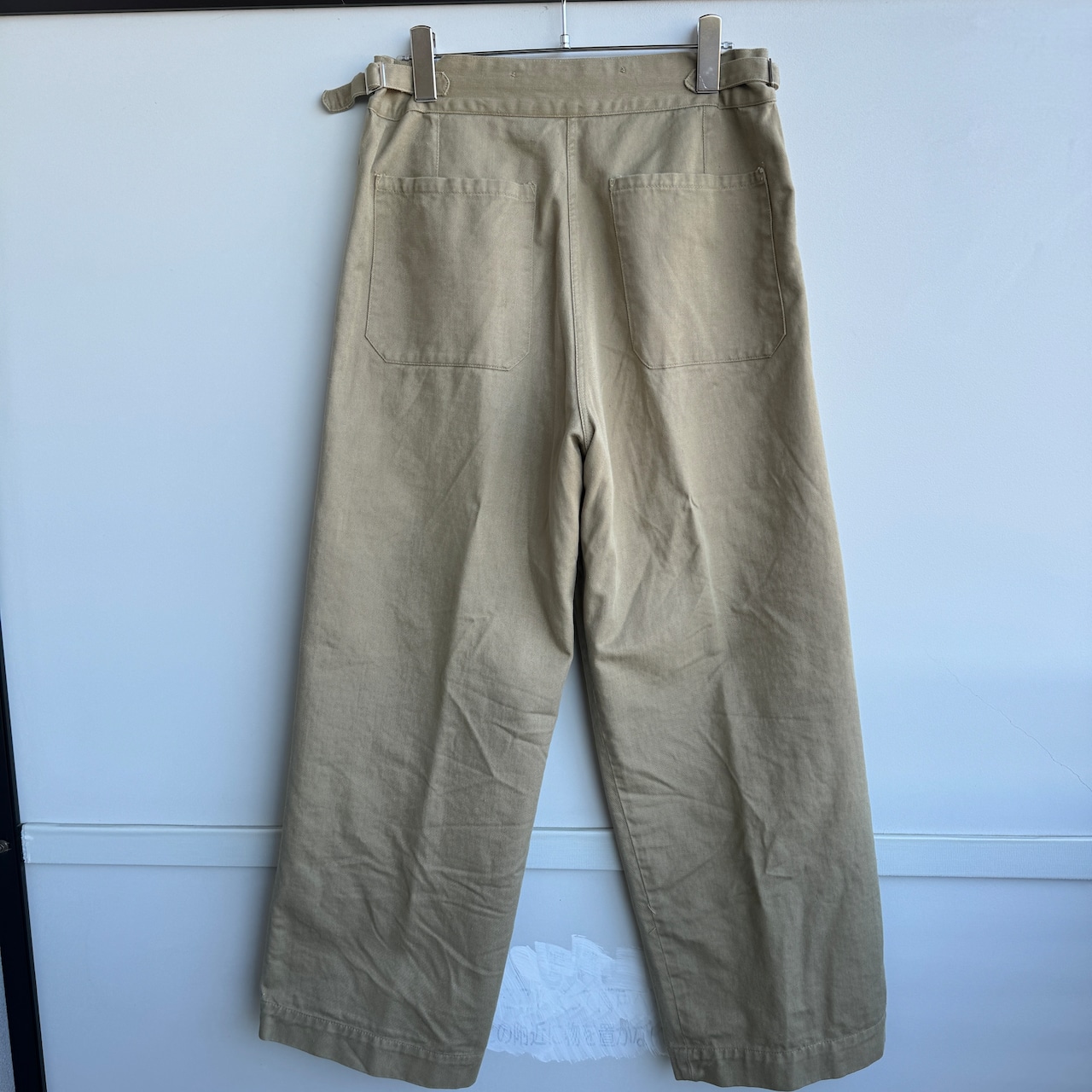 オーストラリア軍 Australian Army チノパン 50s カーキドリル サイドアジャスター ミリタリー ヴィンテージ古着 3 画像5