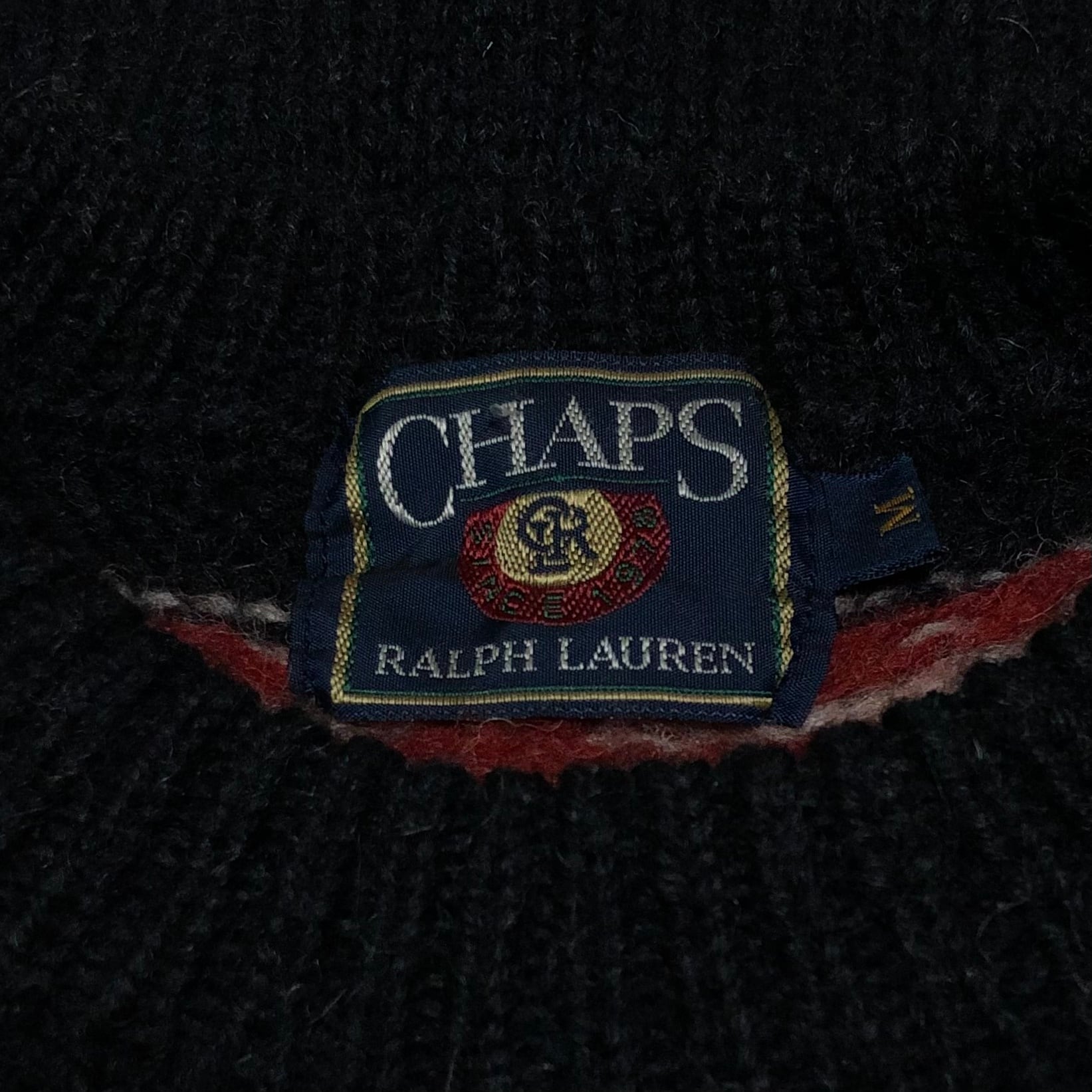 Mサイズ】90's CHAPS RALPH LAUREN ノルディック柄 ニットセーター