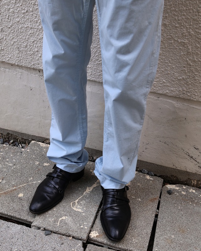【DOLCE&GABBANA】coloring slim fit trousers