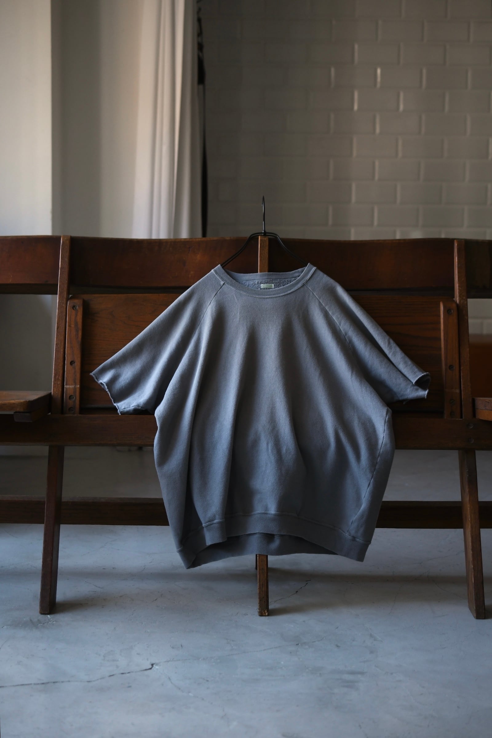 トップス A.PRESSE Vintage Light Weight Sweatshirt A.PRESSE / Vintage Light Weight S/S Sweatshirt (Gray) | nariwai