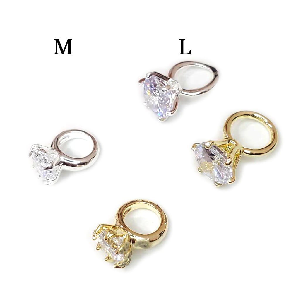ジルコニアストーン【リング】M・L | Nail Shop Nail smile|ネイルスマイル
