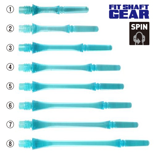 FIT GEAR Slim [SPIN] Clear Blue