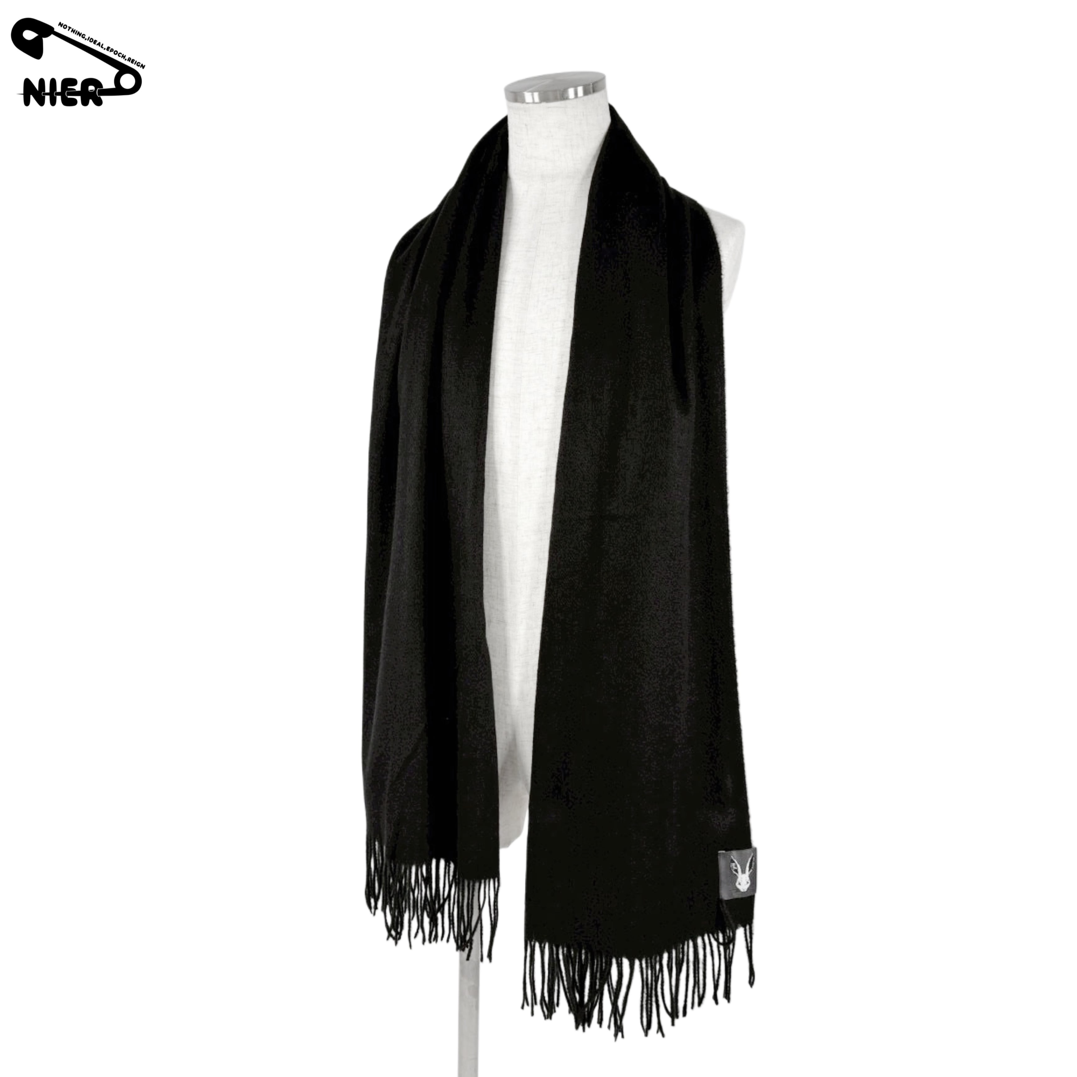 ロゴ入り モノクロストール・ショール signature logo stole | KISS THE CLUB