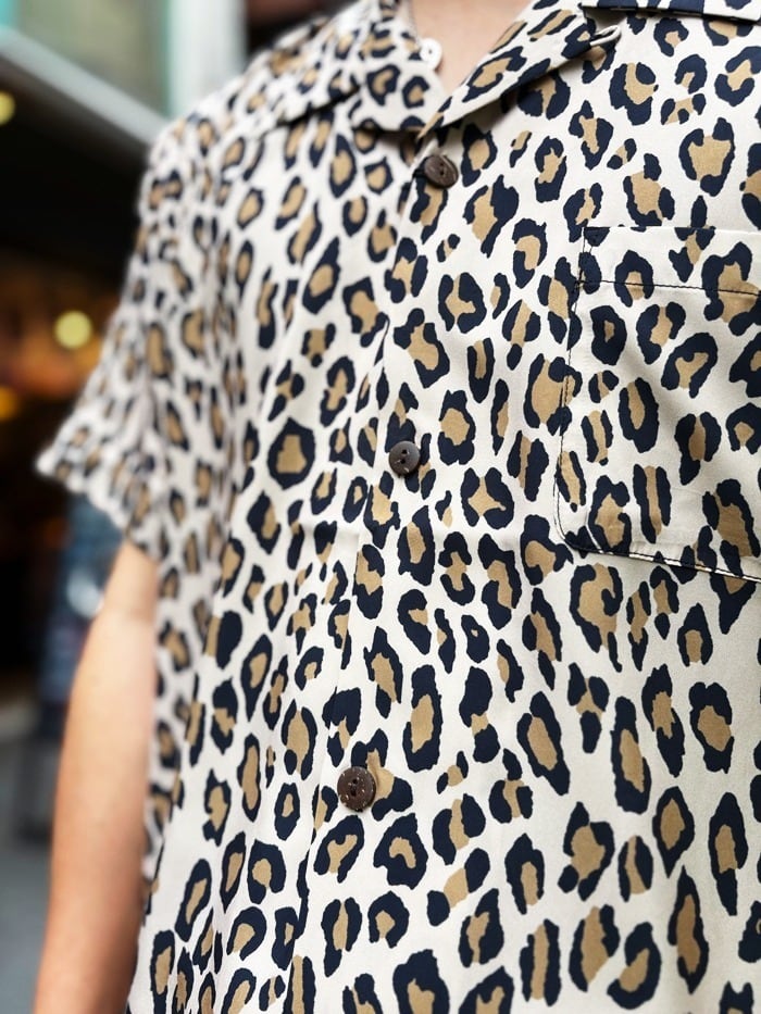 UNIVERD72 / LEOPERD ALOHA SHIRT / レオパードアロハシャツ / アロハ