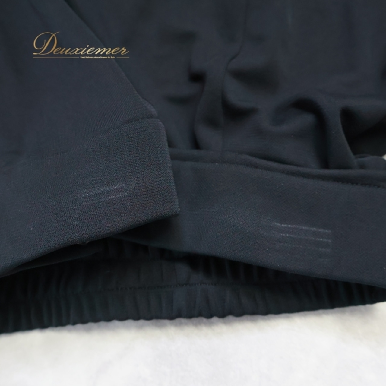 社交ダンス 衣装 スカート ブラック系 チャコットロイヤルダンス Chacott ROYAL DANCE 黒 無地 シンプル レッスン 練習 上品 ストレッチ 伸縮 日本製 シック オールブラック ダンス衣装