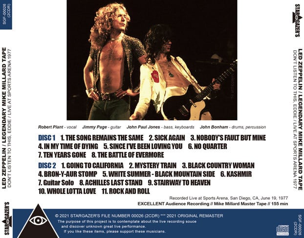 Jimmy Page / 1988年10月7日公演(ミラード) 公演情報｜EX