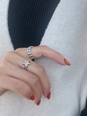 original bi-color star ring