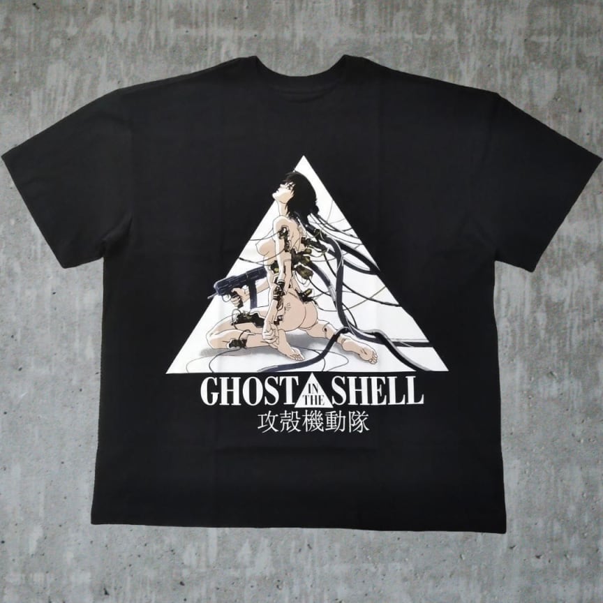 攻殻機動隊 Tシャツ S 実寸XLくらい 黒 アニメTシャツ 未使用新品