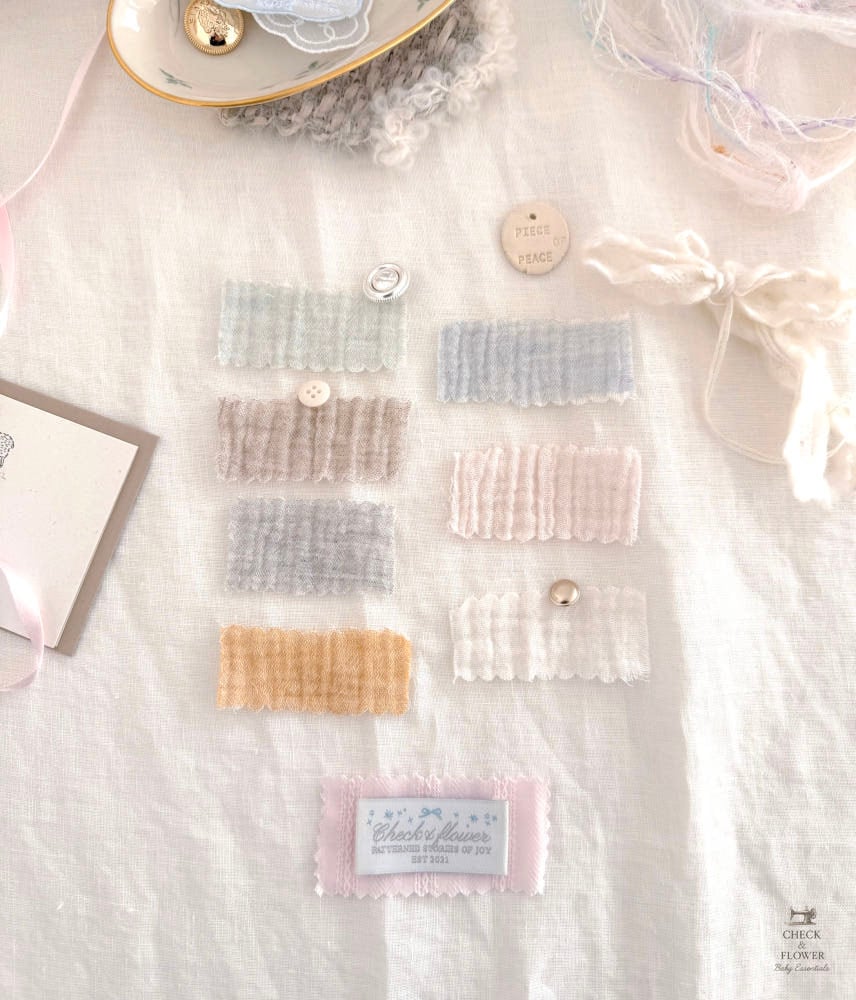 【予約】クラウド 二重ガーゼ生地 26SS