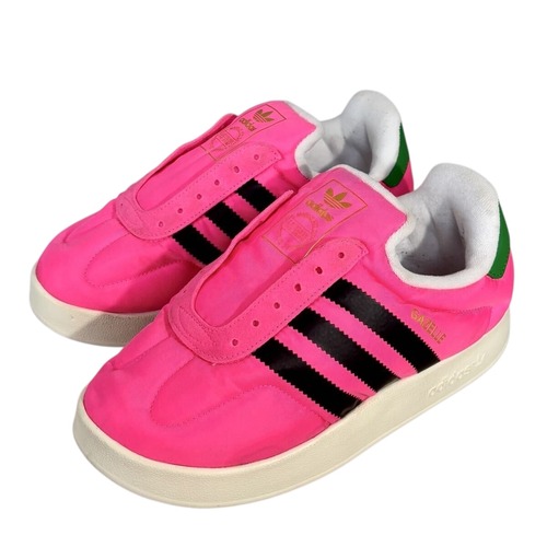 【adidas】GAZELLE HOME ガゼル 厚底 PINK BLACK GREEN メンズ レディース 26.5cm アディダス スニーカー スリッポン ナイロン ローカット