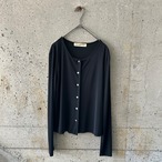 Black simple cardigan