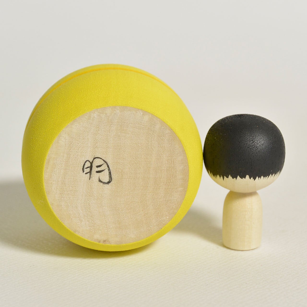 マカロンちゃんこけし 約1.5寸 約4.5cm 鈴木明 工人（作並系）#2314