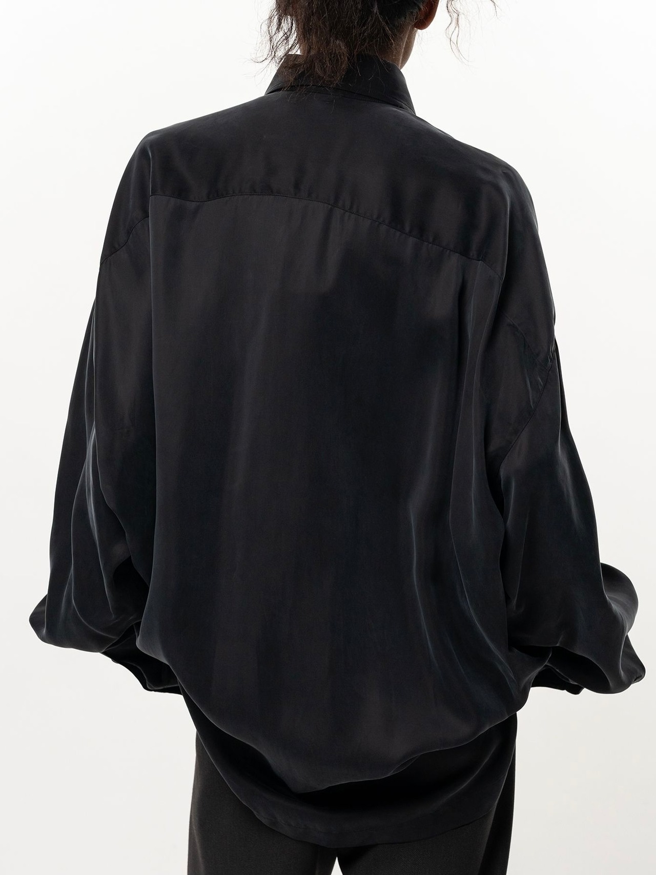 【26AW】Maison MIHARA YASUHIRO ミハラヤスヒロ / シャツ / Attached Tie Long Sleeve Satin Shirt - 13