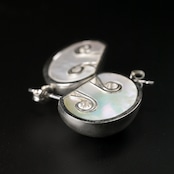 マッシュルーム アール・デコ ピアス(ペア)