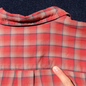 M 96年 ポルトガル製 オンブレ Patagonia L/S Flannel Shirt パタゴニア 長袖 チェック ネルシャツ