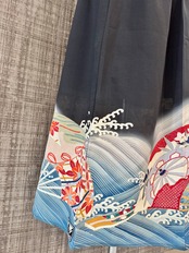 See-through long skirt 681(夏用着物)
