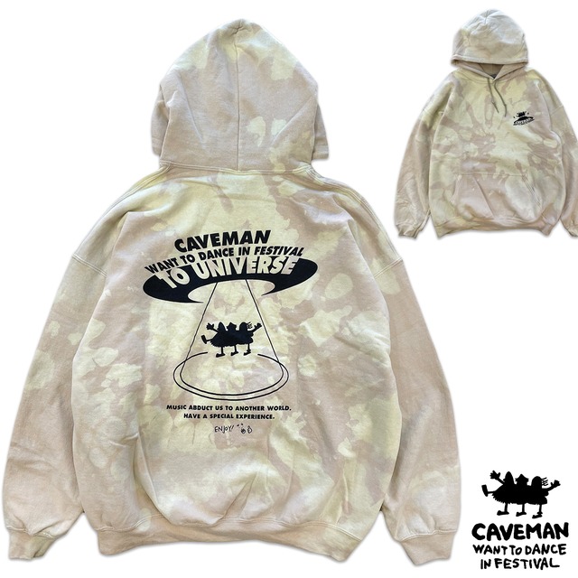 【CAVEMAN】「Sand」  Hoodie【caveman want to dance in festival】185-caveman-sand