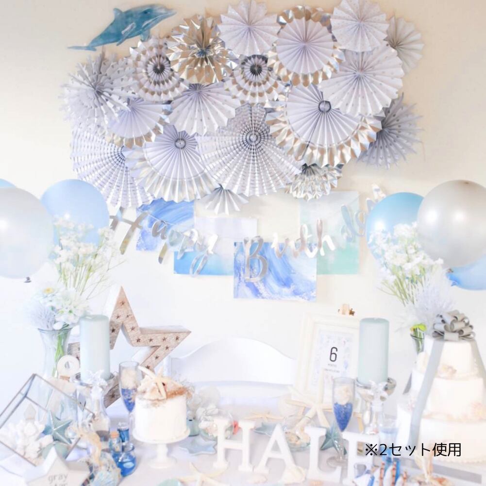 筆記体 バースデー ガーランド バナー | party shop Hanamei