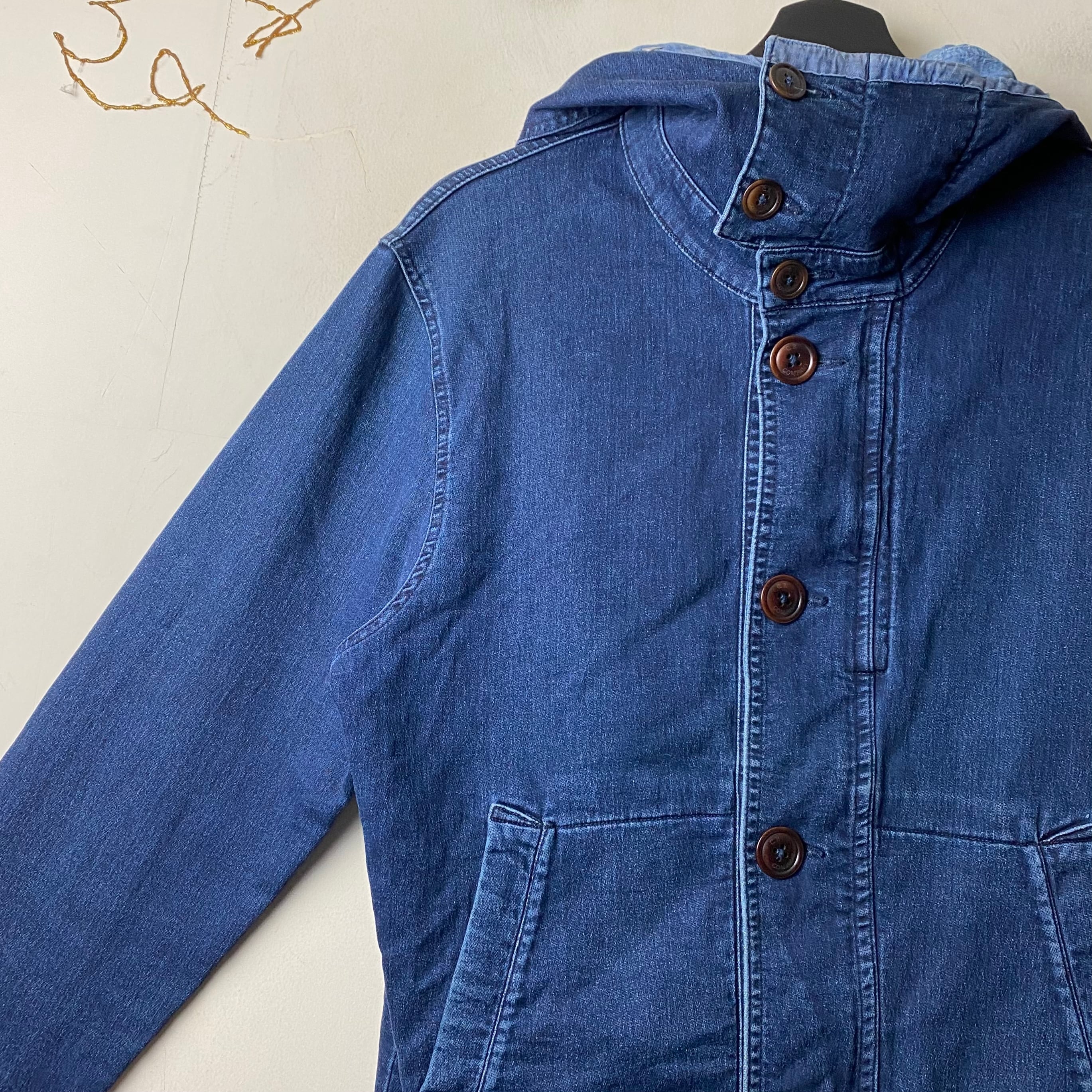 vintage C.P.COMPANY “goggles” denim jacket | NOIR ONLINE