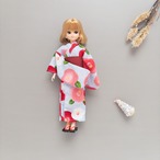 【夏限定】浴衣セット(水色帯赤)リカちゃんネオブライス