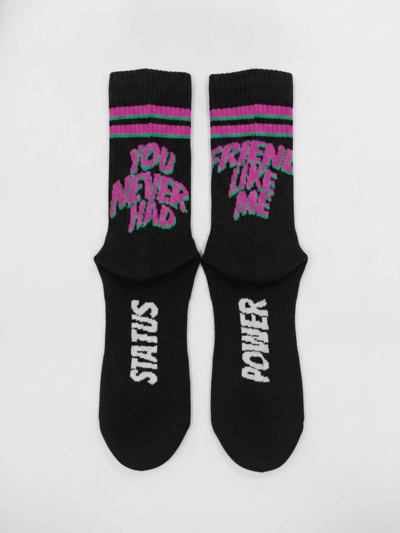 PHATRNK”YOU NEVAR HAD FRIEND LIKE ME” SOCKS