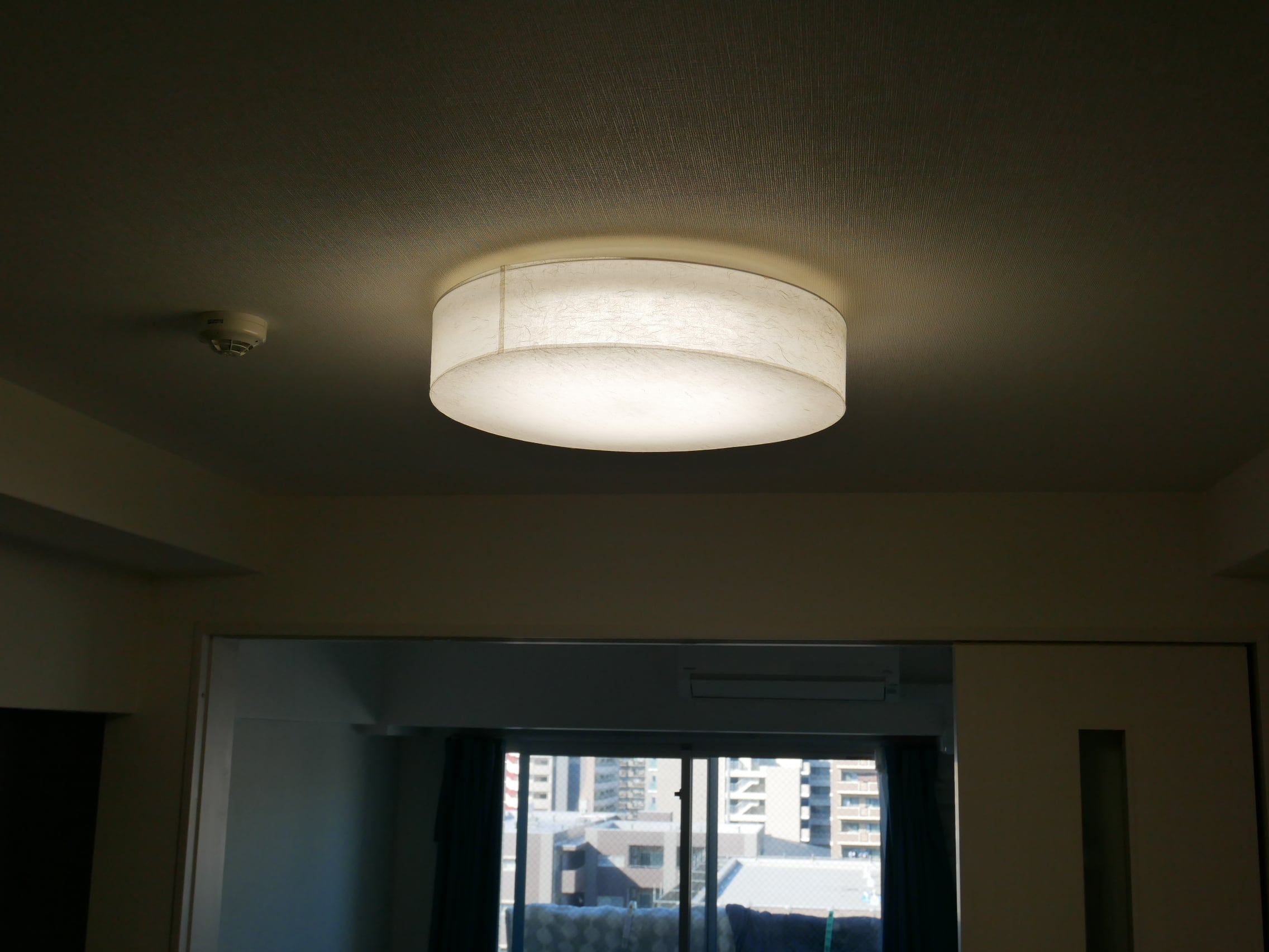 幻の和紙 杉原紙 シーリングライト リモコン調光調色 常夜灯付き