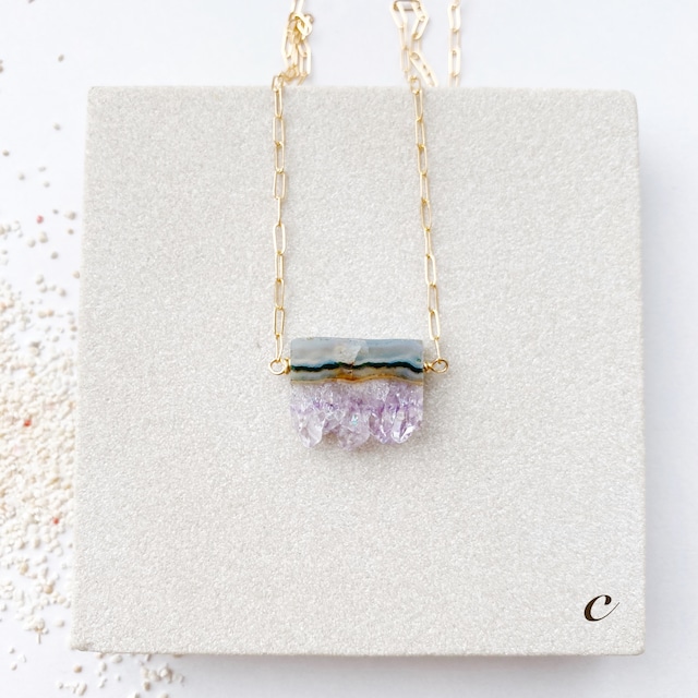 Staractite Amethyst necklace