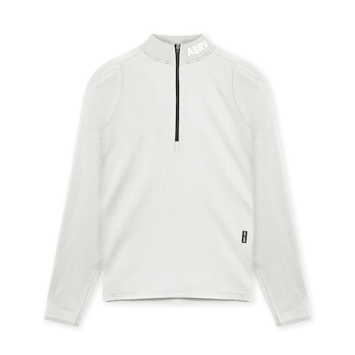 完売御礼【ASRV】ナノメッシュクォータージップ - White