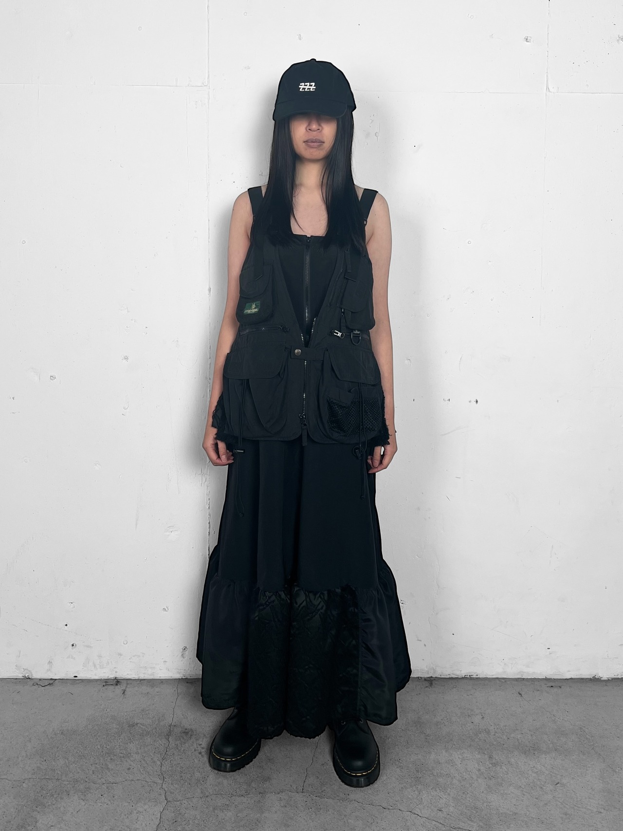 "再構築" Fisher×Military Maxi Dress - 4