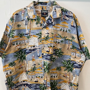 CHAPS Ralph Lauren used s/s shirt SIZE:L Y(S4)
