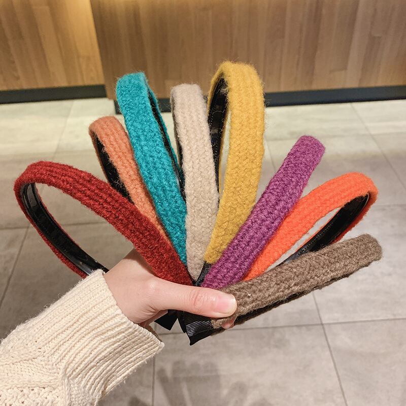 ウールヘアバンド レッドスタンダード レトロ ヘアアクセサリー ブラック・アイド・ピーズ23591972887