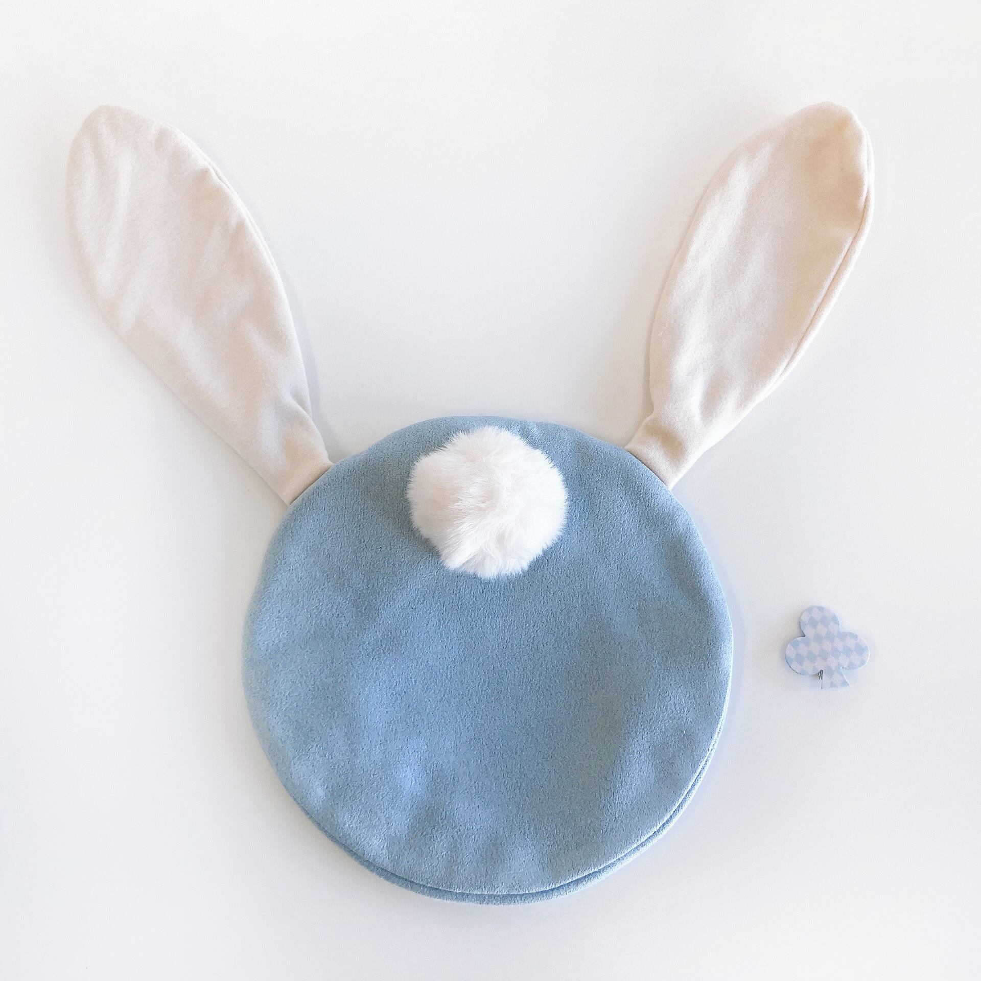 1L-1061【20cm】白うさぎのベレー帽 | Little Closet │ ぬい服・ぬい