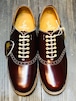 【GLAD HAND】 グラッドハンド　GLAD HAND × REGAL SADDLE SHOES (BROWN) サドルシューズ