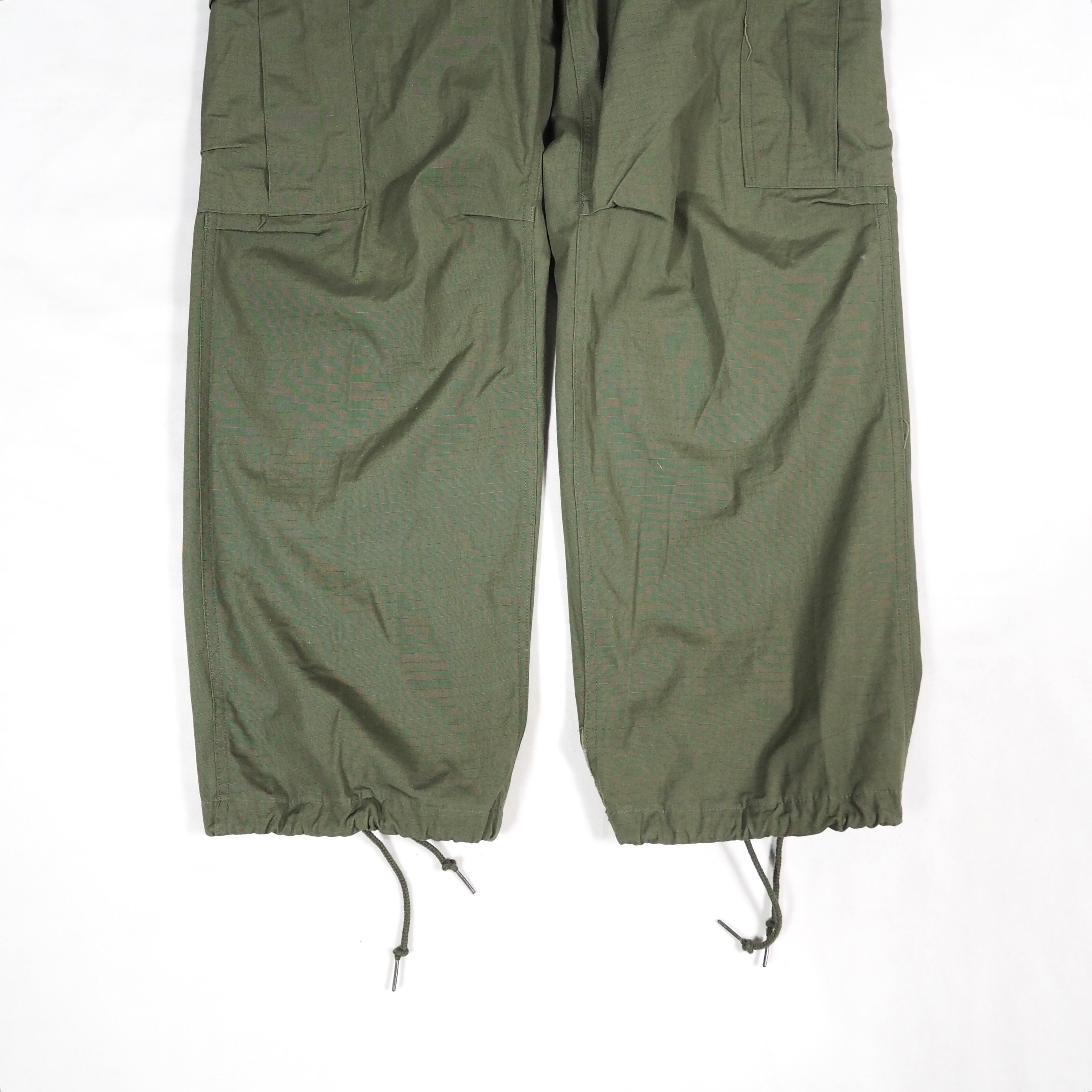 60s US ARMY ジャングルファティーグパンツ　small-short Mint】60's U.S.ARMY Rip stop poplin Jungle fatigue pants Small