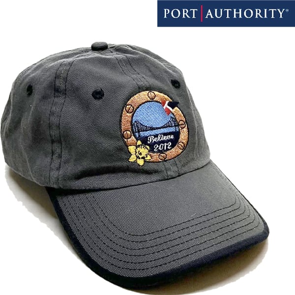 1点物◇スナップバック刺繍ツバ裏緑ツートンメッシュキャップ帽子/古着