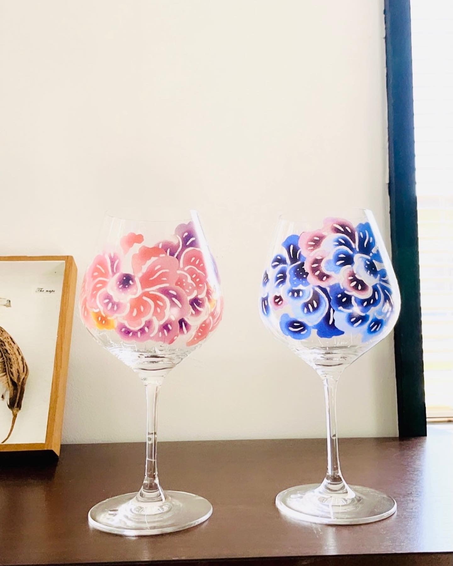 ぷっくりワイングラス