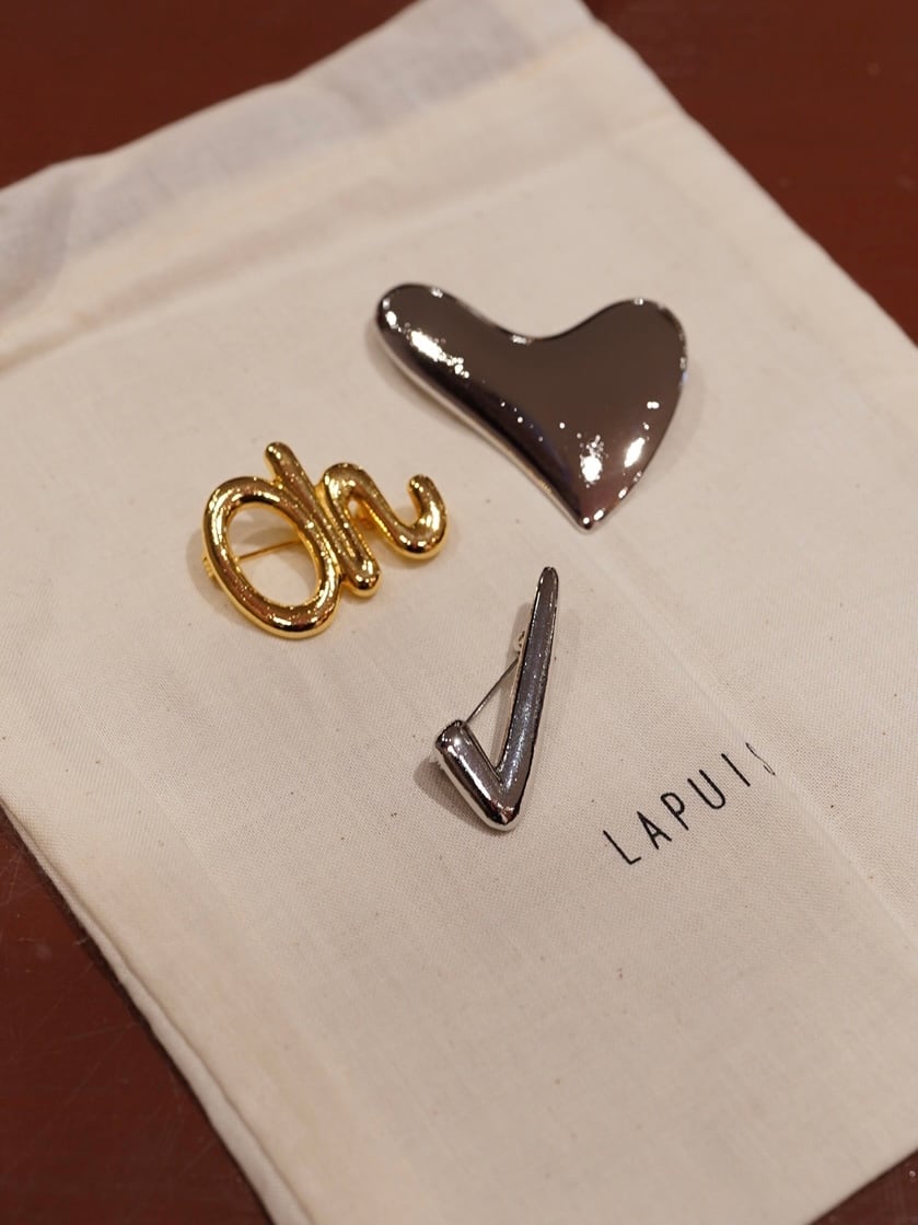 LAPUIS(ラピュイ) 3set brooch