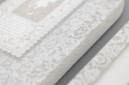 しろこまタオ "w-p-03-04 ‘23 09 18" SHIROKOMA Tao/woodcut papercutting embossing(オリジナルフレーム入り) thumbnail 5