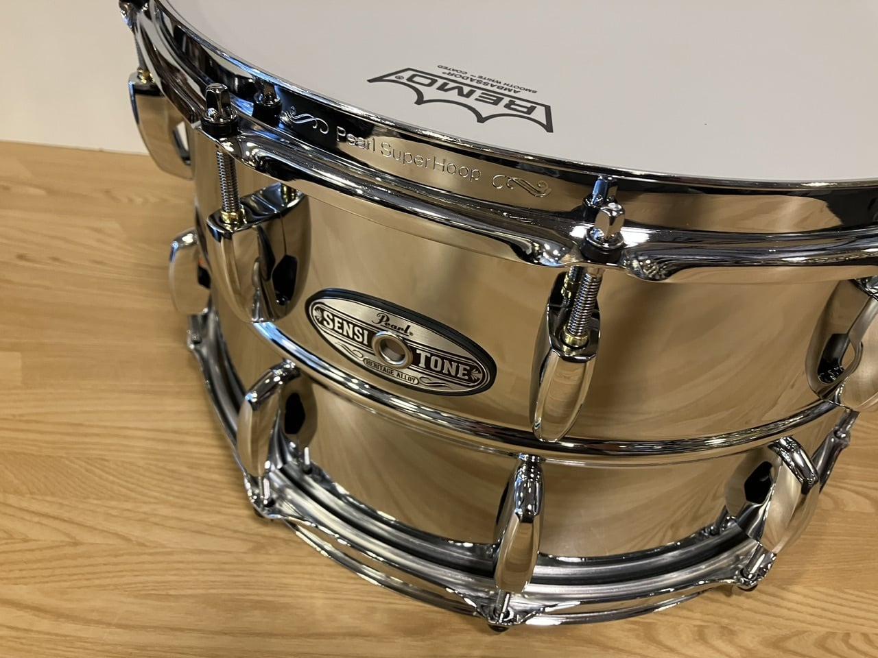 限定]Pearl SensiTone Heritage Alloy 14x8” Deep Steel Snare