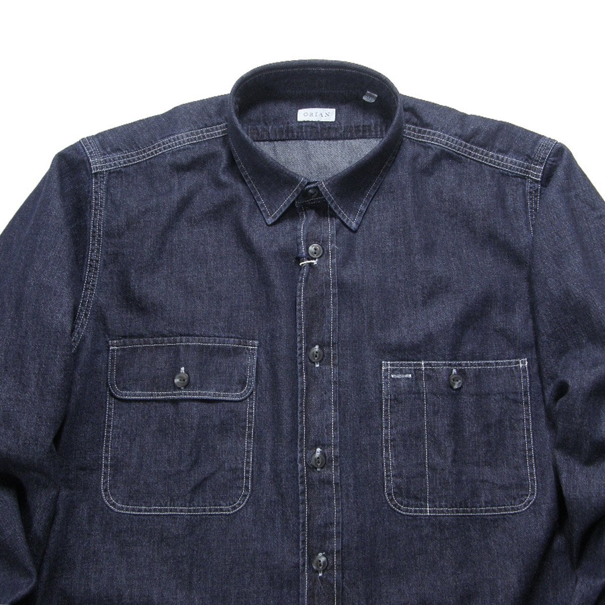 ORIAN × BEAMS F ／ オリアン × ビームスF デニムシャツ イタリア製