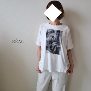 【REAC】ワンポイントカラープリントTシャツ(52428102)