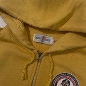 CAPTAIN SANTA キャプテンサンタ ジップアップ プリント パーカー M/イエロー