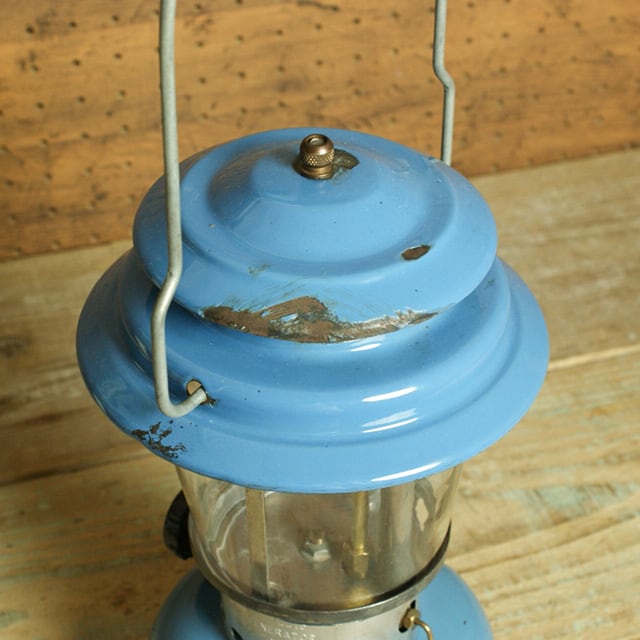 シアーズ シングルマントル ビンテージ ランタン ブルー 1971年2月